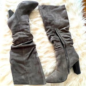 Treasure & Bond gray knee boots in Suede